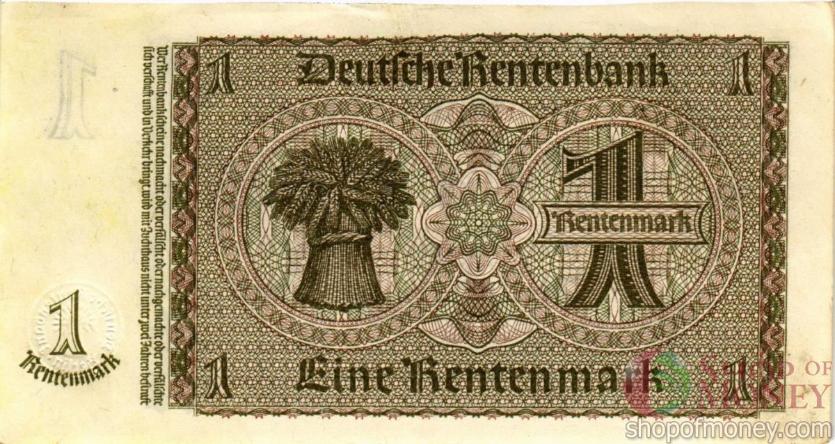 ГЕРМАНИЯ 1 РЕНТМАРКА 2