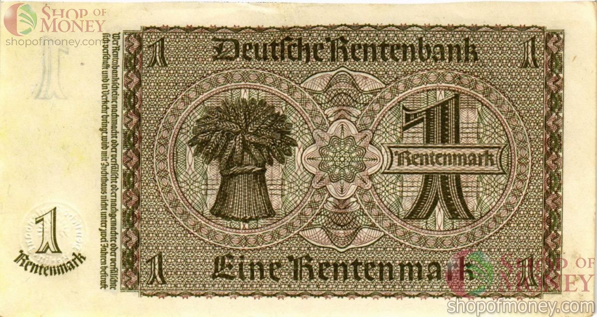 ГЕРМАНИЯ 1 РЕНТМАРКА 2