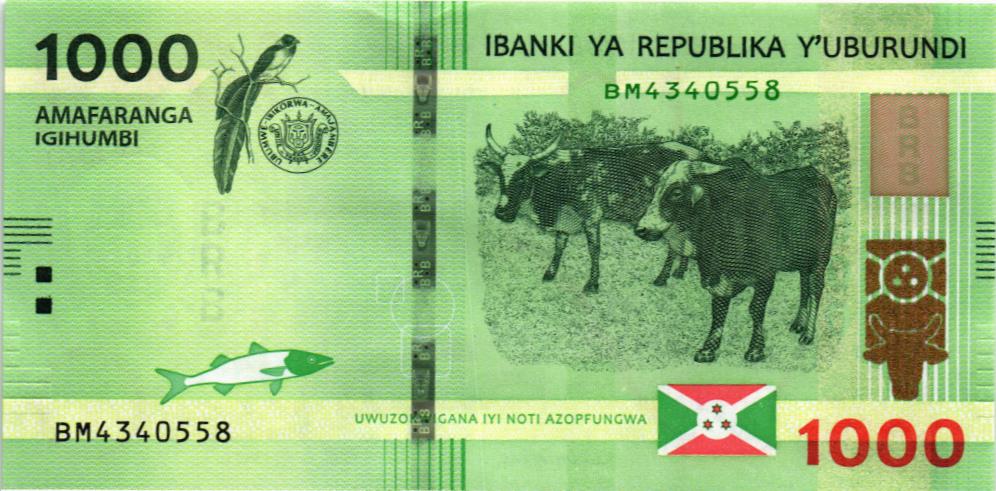 БУРУНДИ 1000 ФРАНКОВ 1