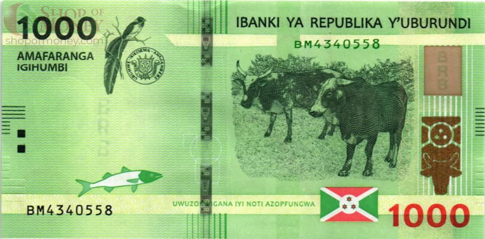 БУРУНДИ 1000 ФРАНКОВ 1