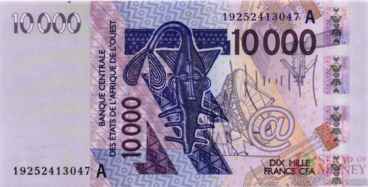 КОТ-Д'ИВУАР 10000 ФРАНКОВ 1
