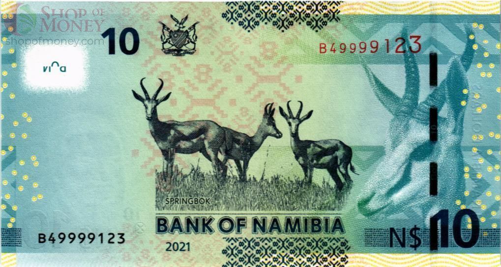 НАМИБИЯ 10 ДОЛЛАРОВ 2