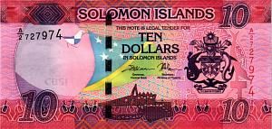 СОЛОМОНОВЫ ОСТРОВА 10 ДОЛЛАРОВ 1