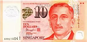 СИНГАПУР 10 ДОЛЛАРОВ 1