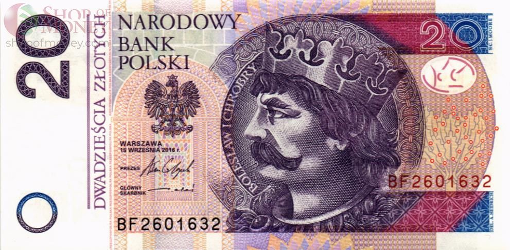 ПОЛЬША 20 ЗЛОТЫХ 1