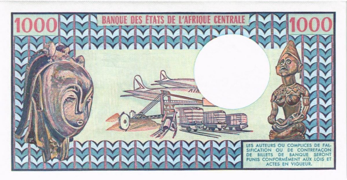 КАМЕРУН 1000 ФРАНКОВ 2