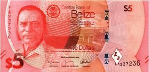 БЕЛИЗ 5 ДОЛЛАРОВ 1