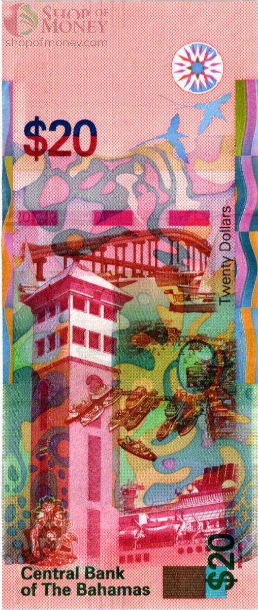 БАГАМСКИЕ ОСТРОВА 20 ДОЛЛАРОВ 2