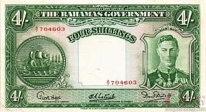 БАГАМСКИЕ ОСТРОВА 4 ШИЛЛИНГА 1