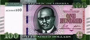 ЛИБЕРИЯ 100 ДОЛЛАРОВ 1