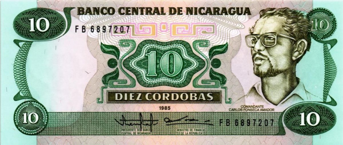 НИКАРАГУА 10 КОРДОБА 1