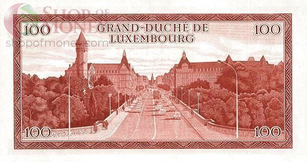 ЛЮКСЕМБУРГ 100 ФРАНКОВ 2