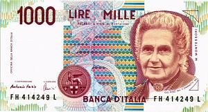 ИТАЛИЯ 1000 ЛИР 1