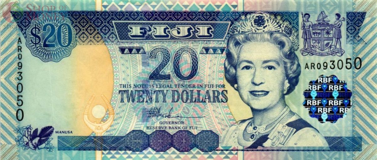 ФИДЖИ 20 ДОЛЛАРОВ 1