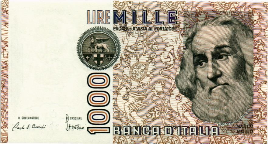 ИТАЛИЯ 1000 ЛИР 1