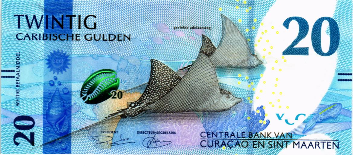 КЮРАСАО И СИНТ-МАРТЕН 20 ГУЛЬДЕНОВ 1