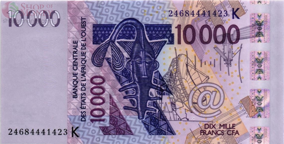 WAS - СЕНЕГАЛ 10000 ФРАНКОВ (K) 1