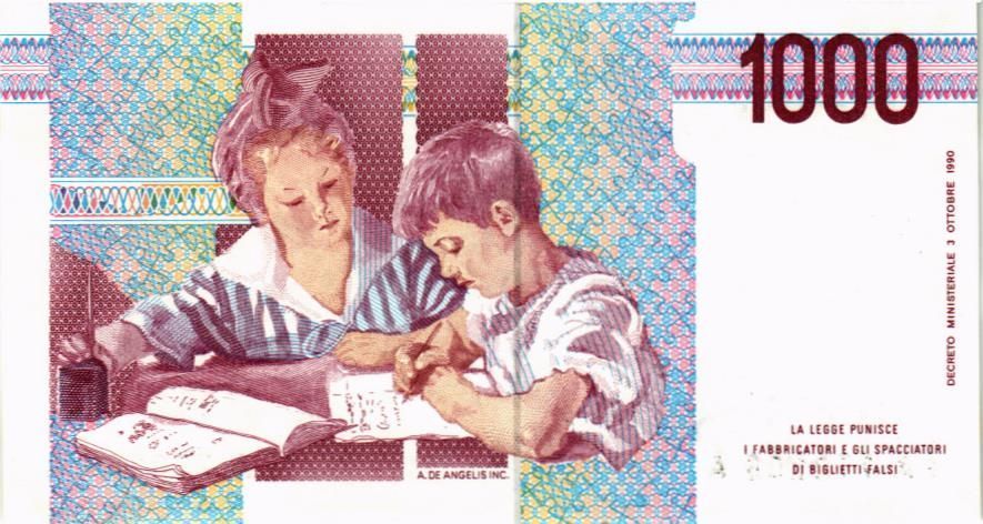 ИТАЛИЯ 1000 ЛИР 2