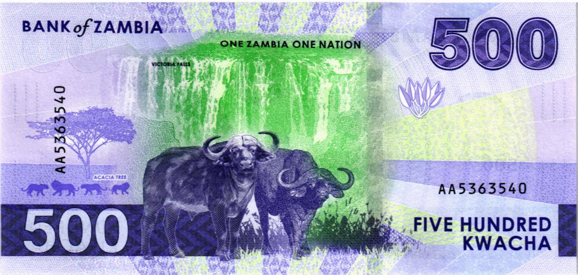 ЗАМБИЯ 500 КВАЧА 2