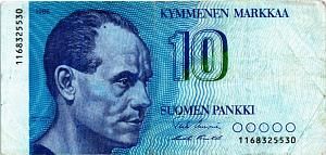 ФИНЛЯНДИЯ 10 МАРОК 1