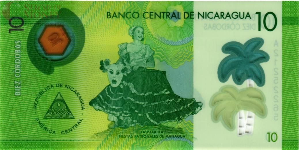 НИКАРАГУА 10 КОРДОБА 2