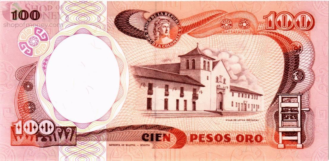 КОЛУМБИЯ 100 ПЕСО (01.01.1987) 2
