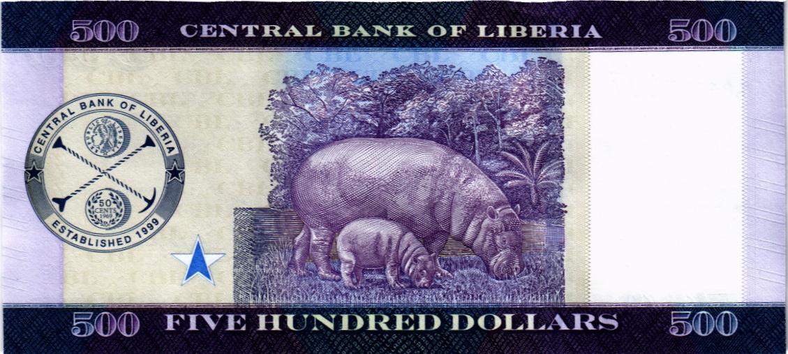 ЛИБЕРИЯ 500 ДОЛЛАРОВ 2