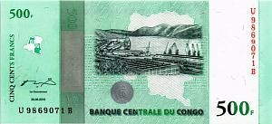 КОНГО ДР 500 ФРАНКОВ 1