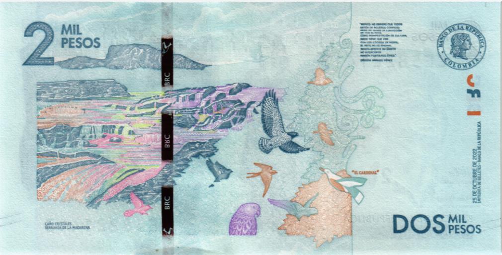 КОЛУМБИЯ 2000 ПЕСО 2