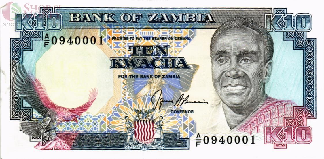 ЗАМБИЯ 10 КВАЧА 1