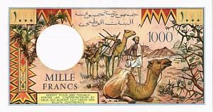 ДЖИБУТИ 1000 ФРАНКОВ 2