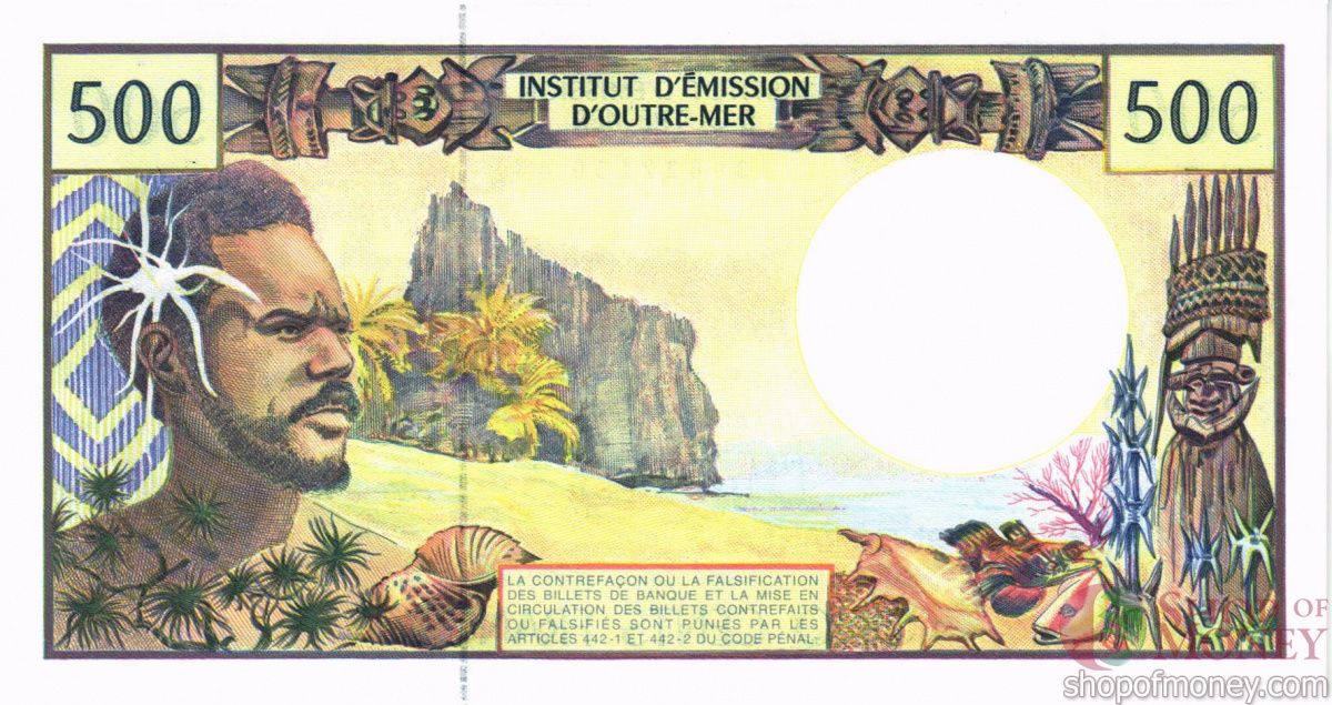 ФРАНЦУЗСКАЯ ПОЛИНЕЗИЯ 500 ФРАНКОВ (Новые) 2