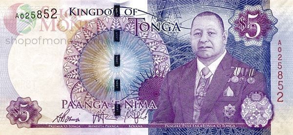 ТОНГА 5 ПААНГА 1