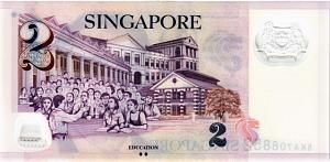 СИНГАПУР 2 ДОЛЛАРА 2