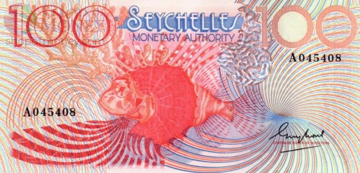 СЕЙШЕЛЬСКИЕ ОСТРОВА 100 РУПИЙ 1