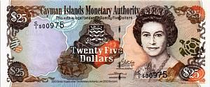 КАЙМАНОВЫ ОСТРОВА 25 ДОЛЛАРОВ 1