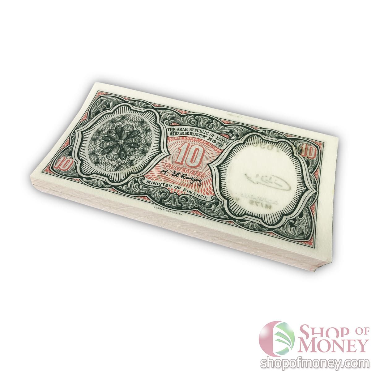 ЕГИПЕТ 10 ПИАСТР (100 БАНКНОТ) 1