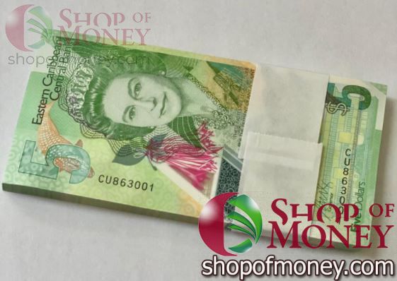 ВОСТОЧНЫE КАРИБЫ 5 ДОЛЛАРОВ (100 БАНКНОТ) 1