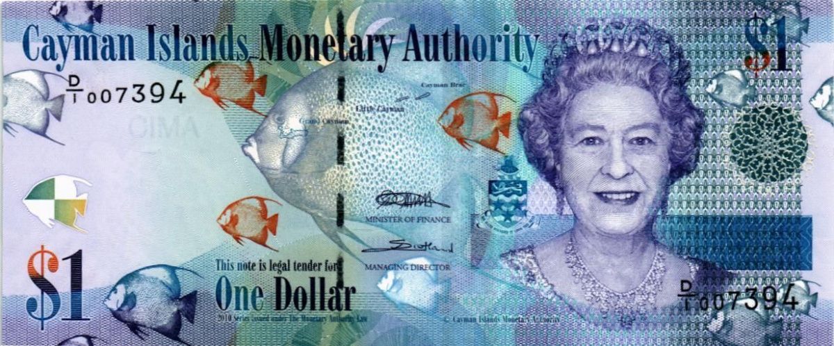 КАЙМАНОВЫ ОСТРОВА 1 ДОЛЛАР 1