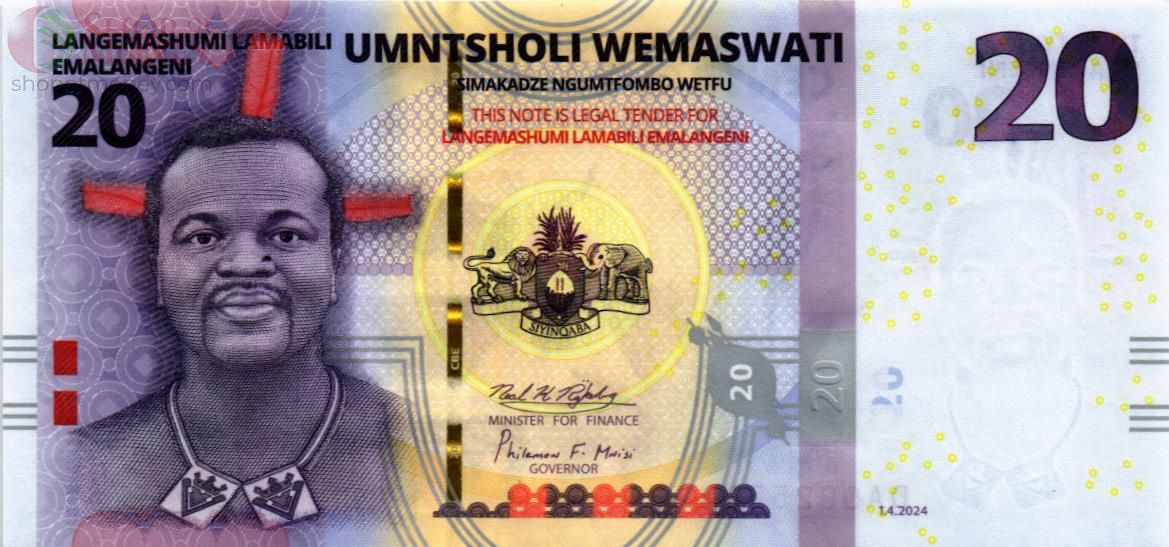 СВАЗИЛЕНД (ЭСВАТИНИ) 20 ЭМАЛАНГЕНИ 1