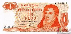 АРГЕНТИНА 1 ПЕСО 1