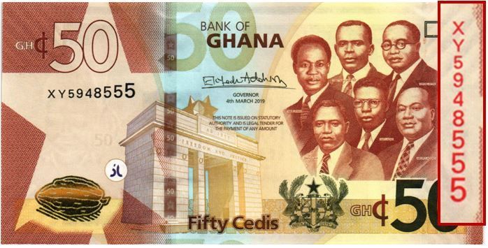 ГАНА 50 СЕДИ # XY 5948555 1