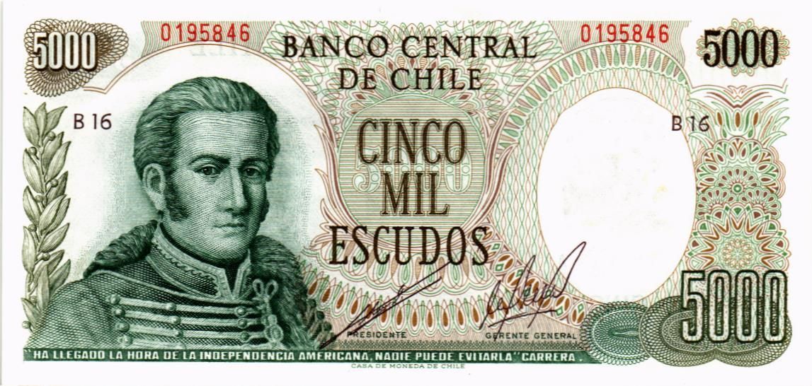 ЧИЛИ 5000 ЭСКУДО 1