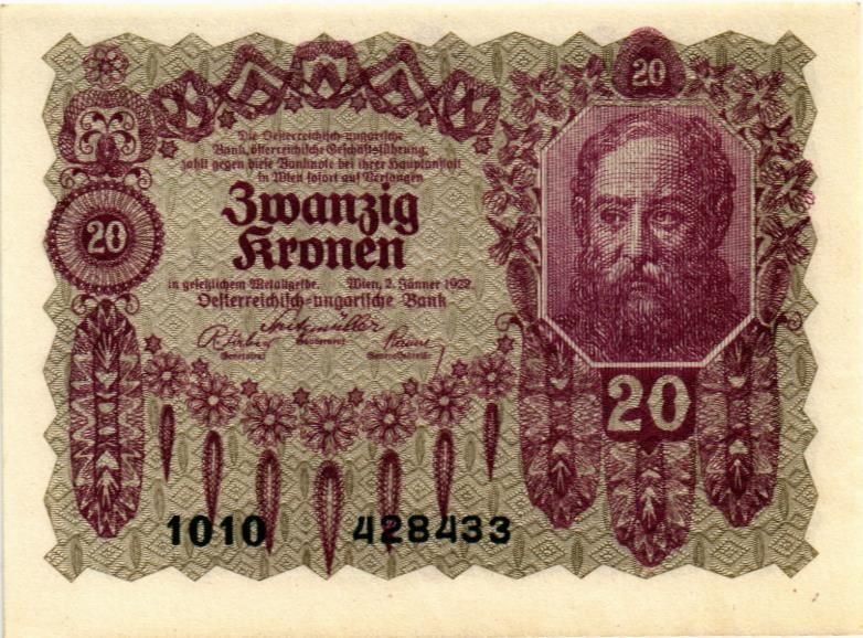 АВСТРИЯ 20 КРОН 1
