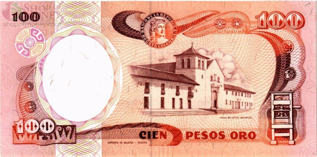 КОЛУМБИЯ 100 ПЕСО (12.10.1985) 2