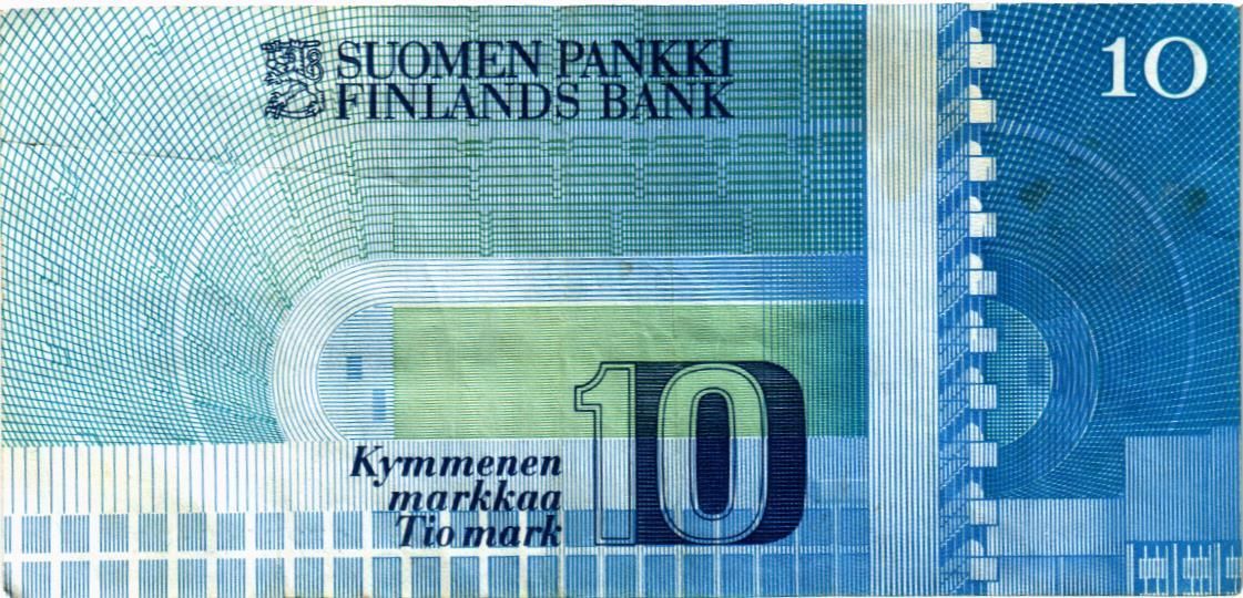 ФИНЛЯНДИЯ 10 МАРОК 2