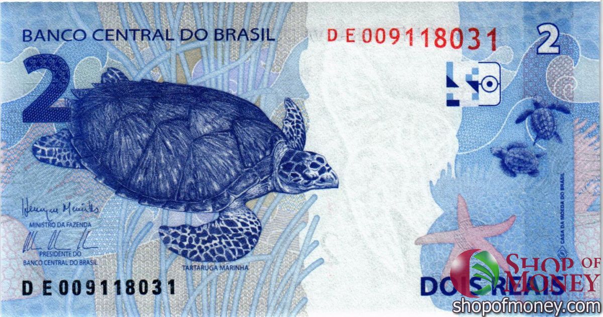 БРАЗИЛИЯ 2 РЕАЛА 2