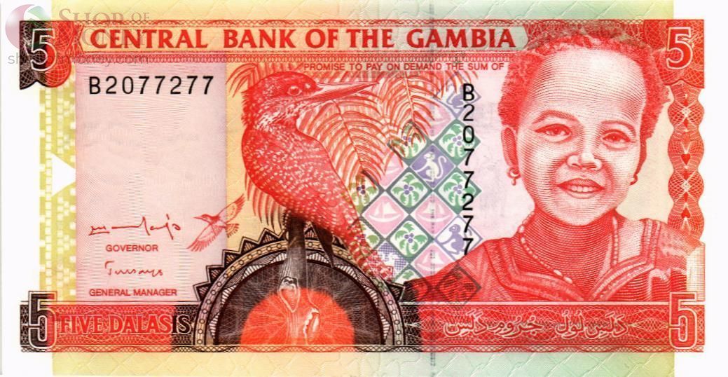 ГАМБИЯ 5 ДАЛАСИ 1