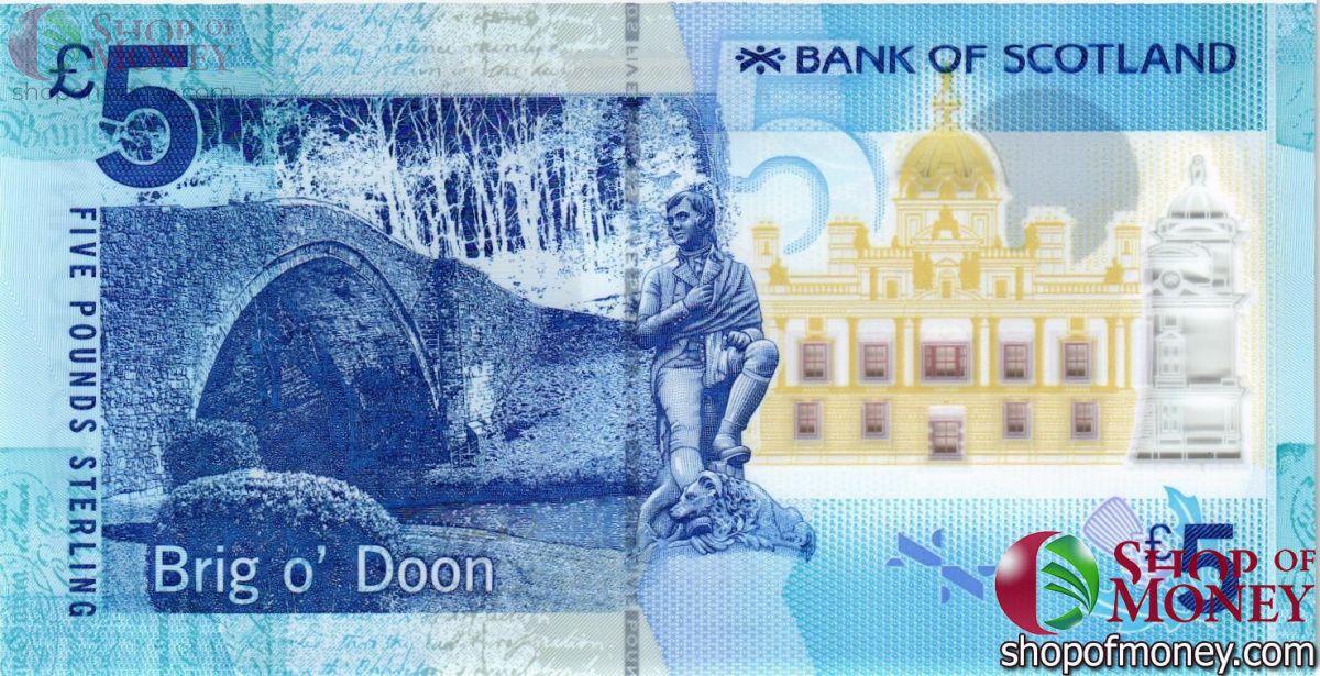 ШОТЛАНДИЯ 5 ФУНТОВ 2
