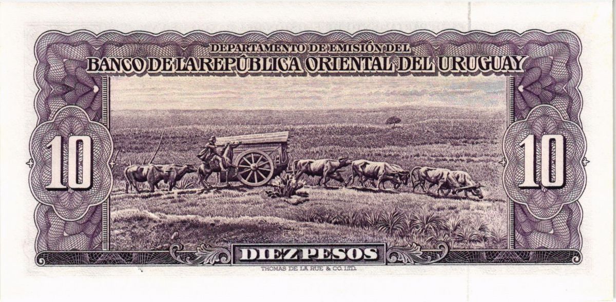 УРУГВАЙ 10 ПЕСО 2